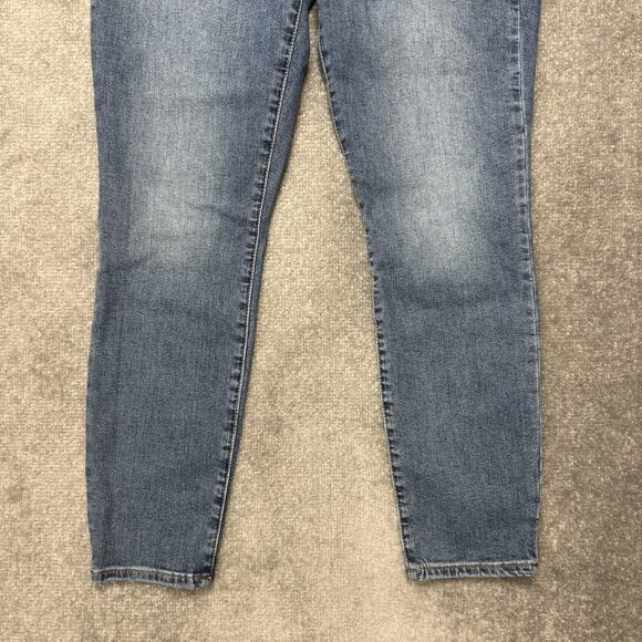 Gap Jeans Womens 12 31 Blue True Skinny Mid Rise High Stretch Denim Pants NWT - Picture 3 of 12